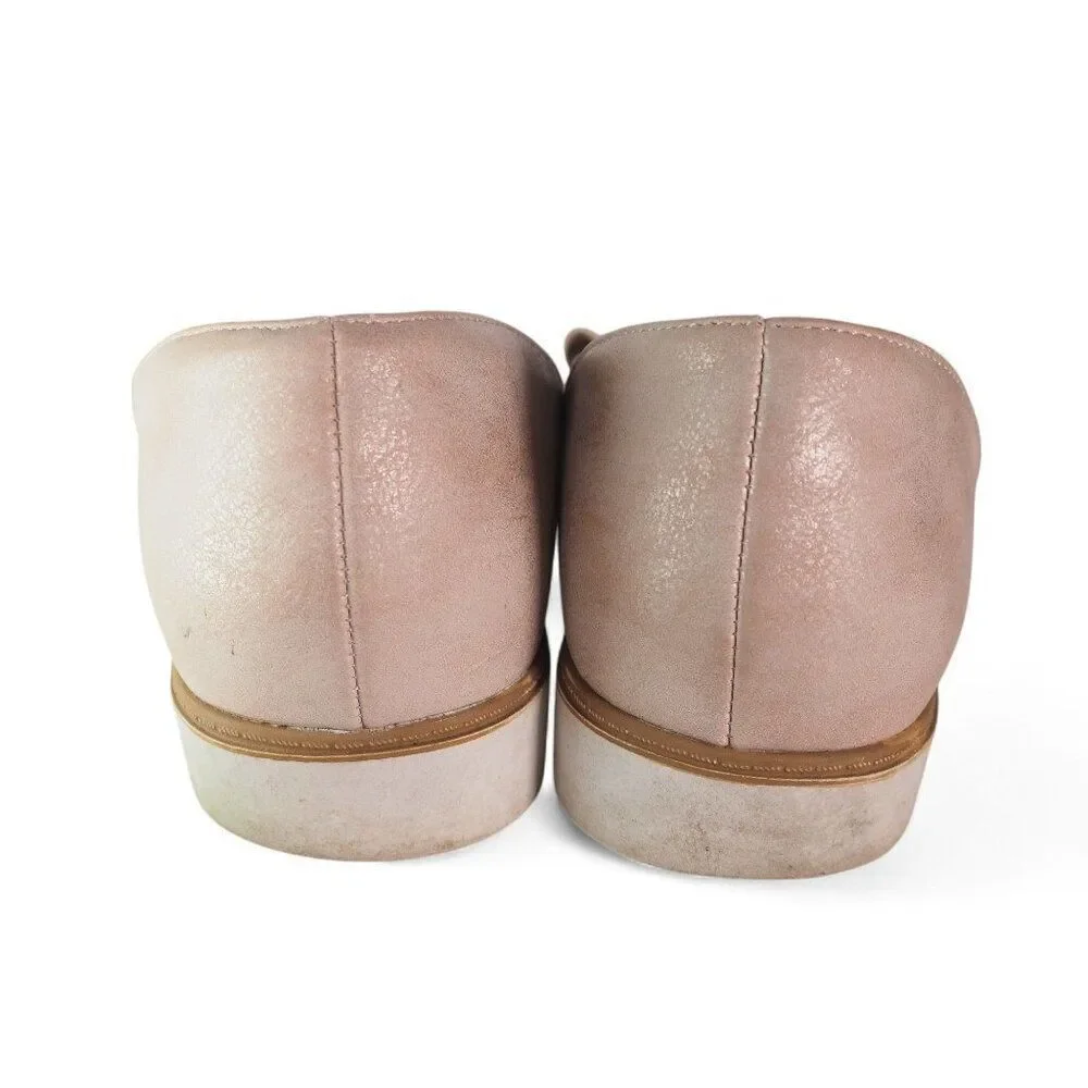 Mootsies Tootsies Penelope Open Toe Sandal Flats Shimmer Gold Women's‎ 8.5M